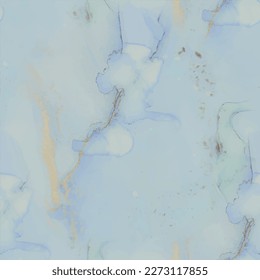 Copper Alcohol Ink Repeat. Foil Art Paint. White Watercolor Marble. Gold Oriental Background. Gold Vector Ink Marble. Fluid Elegant Background. Blue Marble Watercolor. Vector Abstract Ink Painting