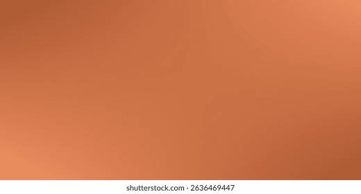 Copper or Brass background. Vector shine metallic mesh gradient template with elegant and clean style