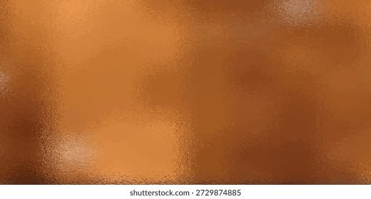 Copper bronze foil texture, background glass effect vector illustration for prints, cmyk color mode.	