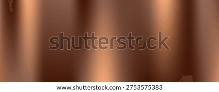 Copper, bronze metal foil gradient abstract vector background