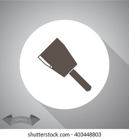 Copper cable lug vector icon