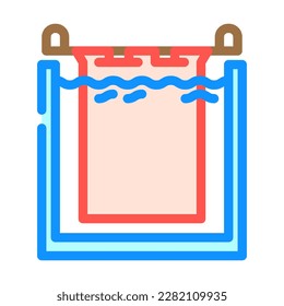 copper cathodes produces color icon vector. copper cathodes produces sign. isolated symbol illustration