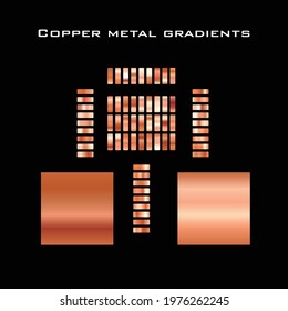 copper color vector design, copper gradient
