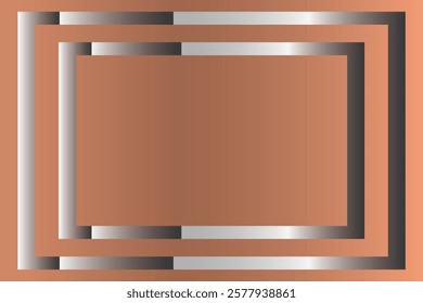 Copper Dancefloor with Thick Elegant Silver Lines Design