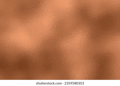 Fondo dorado de cobre con ilustración vectorial de efecto de vidrio para impresiones, modo de color cmyk