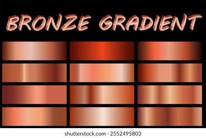 Fondo de textura de papel de cobre. Plantilla de gradiente de bronce. fondo de brillo dorado. paleta de gradiente de..