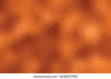 Fondo de textura de lámina de cobre, telón de fondo metálico con textura de vidrio esmerilado, Ilustración vectorial.