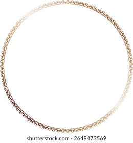  Copper Lace Round Frame – Ornate Decorative Border