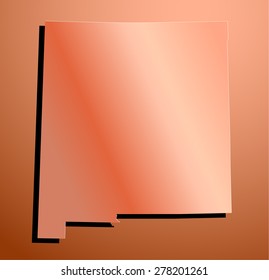 copper map of state new mexico