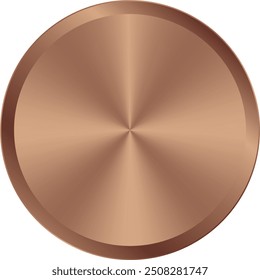 Copper Metal Button, circular metal button, Stainless steel texture, Copper grading texture metal, Copper button round circle