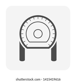 Copper pipe cutting tool icon design.