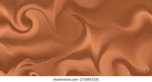 Diseño de fondo de textura de seda de cobre con ondas suaves. Fondo de material de lujo para la presentación del estadio del premio, material del metal de cobre