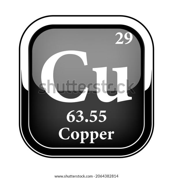 Copper Symbolchemical Element Periodic Table On Stock Vector (Royalty Free) 2064382814