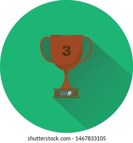 Copper trophy champion in high quality 300ppi