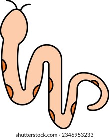 copperhead snake copperhead snake python cobra Outline