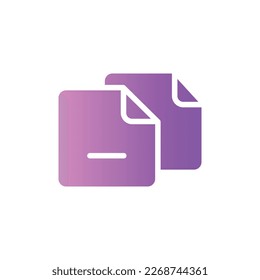 coppy icon with isolated vektor and transparent background