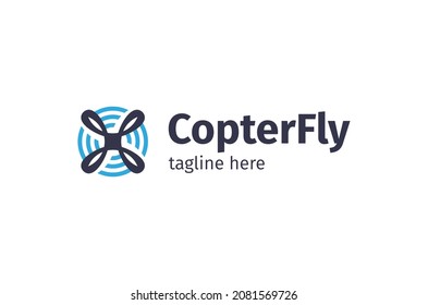 Copyright Fly Blue Logo-Kennzeichnung