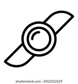 Icono de hélice de cobre - Vector de contorno. Drone de cámara. Control de ciudad