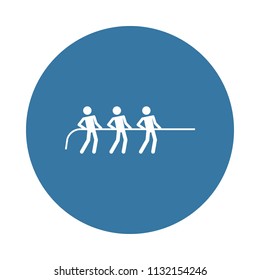 co-pulling icon in Badge style 