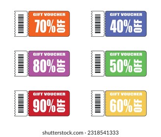 Copuons, vouchers, exchange. Discount, profitable purchases. 
