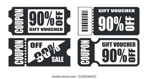 Copuons, vouchers, exchange. Discount, profitable purchases. 