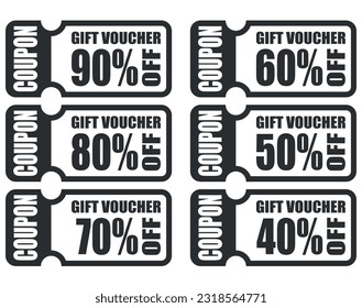 Copuons, vouchers, exchange. Discount, profitable purchases. 