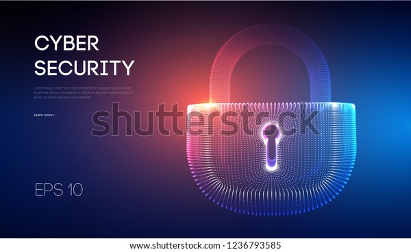 Coputer Internet Cyber Security Background Cyber Stock Vector (Royalty ...