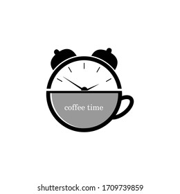 Copy and alarm vector logo combination.