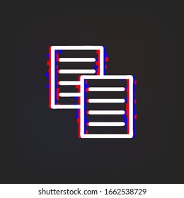 Icono de la reproducción de caracteres. Línea delgada simple, contorno vectorial de iconos web para ui y ux, sitio web o aplicación móvil