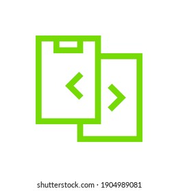 copy code pixel perfect icon vector minimalist with solid color. suitable for UIUX, print templete, Web design and other