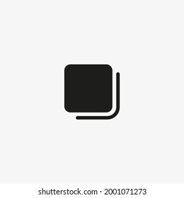 Copy content vector icon. Copy file, document symbol. Copy button for web and mobile UI design.