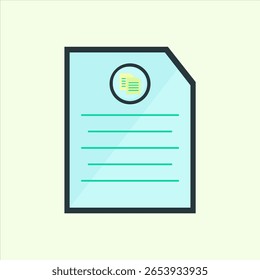 Icono del documento de la copia. Icono relacionado con los Elementos de diseño. conveniente para el Sitio web, el App, las interfaces de usuario, el elemento, imprimible etc. estilo plano del icono. diseño simple del Vector editable
