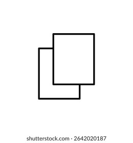 copy, duplicate button icon vector