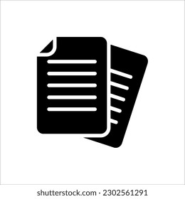 Copy or duplicate content icon in line style design for website design, app, UI. vector illustration on white background