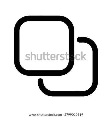 Copy or duplicate files icon with duplicate interface document management