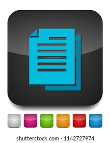 copy file icon, document icon