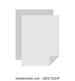 Copy file icon. Duplicate document symbol. file icon, vector illustration