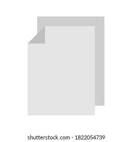 Copy file icon. Duplicate document symbol. file icon, vector illustration