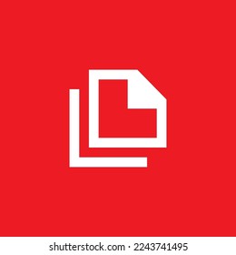 Icono de línea de archivo, plantilla de recursos gráficos, ilustración vectorial.
