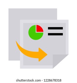 Copy file sign icon. Duplicate document button