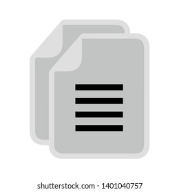 Copy file sign icon. Duplicate document symbol. Document file vector icon. filled flat sign for mobile concept and web design. Paper documents glyph icon. Copy file icon. Duplicate document symbol.