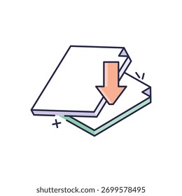 Copiar Icono de Vector de archivo Ilustración de stock