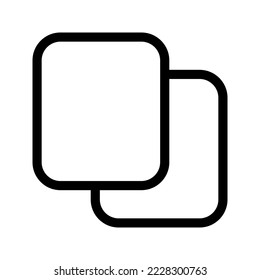 Copy Files Icon Vector Symbol Design Illustration