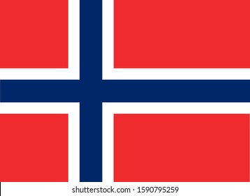 copy of the flag of the Kingdom of Norway/ Kongeriket Norge flag