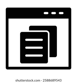 Copy Free Vector Glyph Icon Vector Design