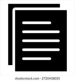 Copy Glyph Icon Style Collection