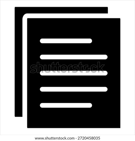 Copy Glyph Icon Style Collection