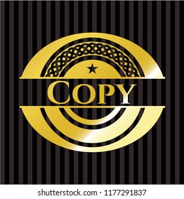 Copy golden emblem