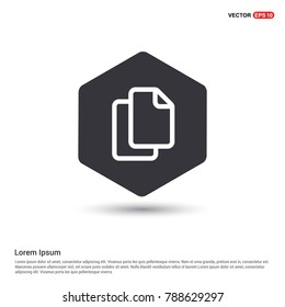 Copy Icon Background icon template