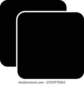 Copy icon. black design. flat icon. Copy content vector icon. Copy file
